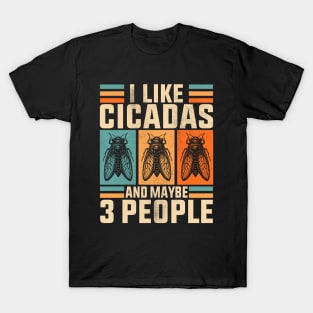 I Like Cicadas And Maybe 3 People T-Shirt